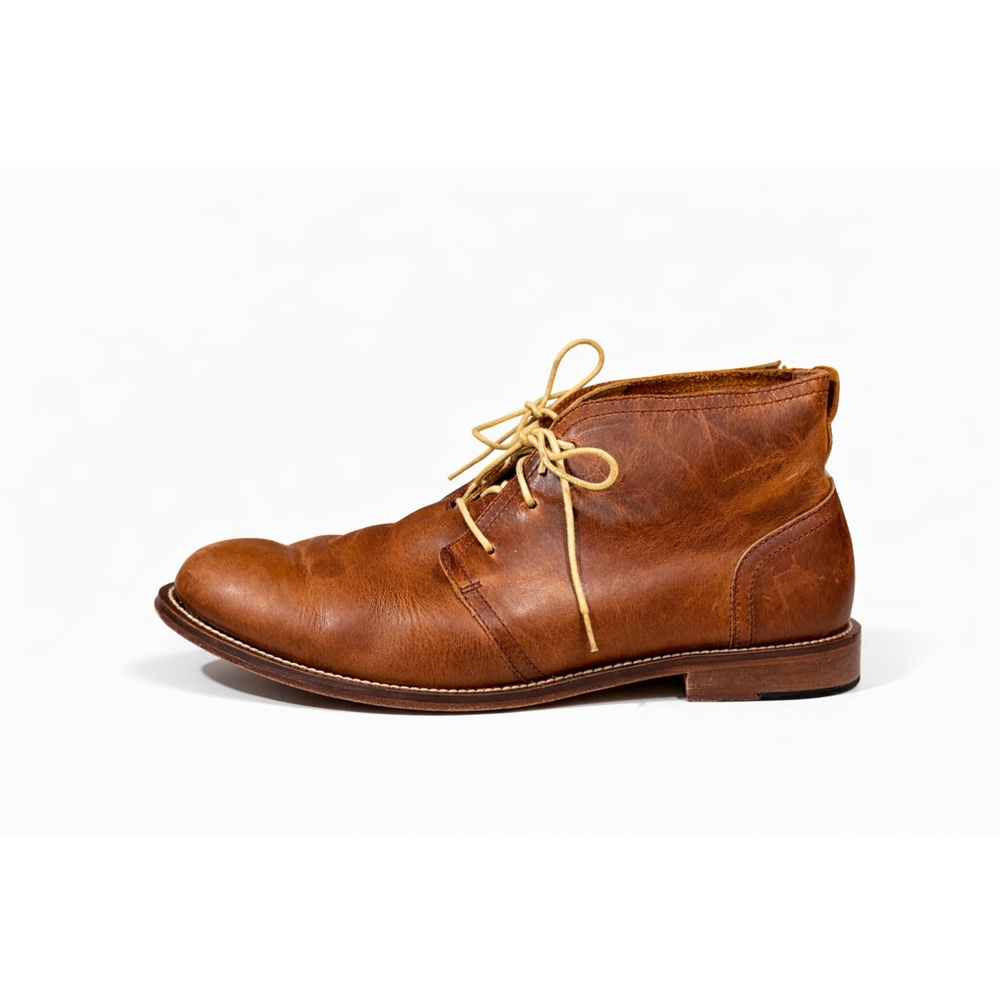 J Shoes Mens Monarch C5937 Brown Leather Chukka Boots Sz 8.5 Handcrafted